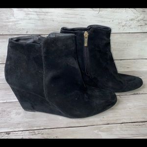 Jessica Simpson 8.5 Suede Bootie wedge heel